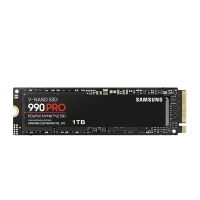 Samsung 990 PRO SSD 1TB PCIe 4.0 M.2 Internal Solid State Drive, Fastest Speed for Gaming, Heavy Graphics, MZ-V9P1T0B- Black